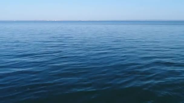 Calm Black sea. Kerch. Crimea - Materiał filmowy, wideo