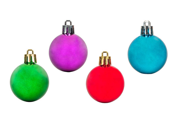 Bolas de Navidad coloridas
 - Foto, imagen