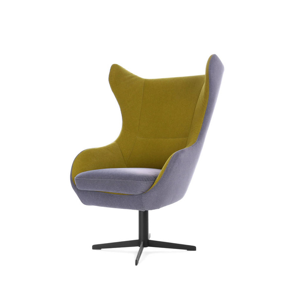 Comfortable armchair isolated on white. Interior element - Fotó, kép
