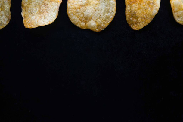potato crispy chips - Fotoğraf, Görsel