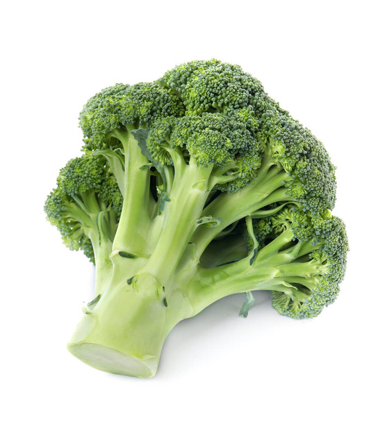 Fresh broccoli isolated on white. Edible green plant - 写真・画像
