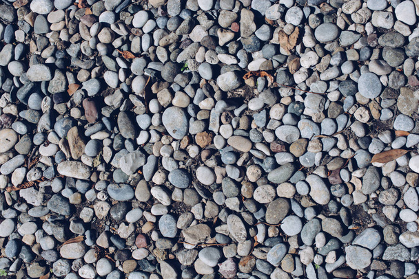 Hintergrund Textur von kleinen Kieselsteinen - Foto, Bild