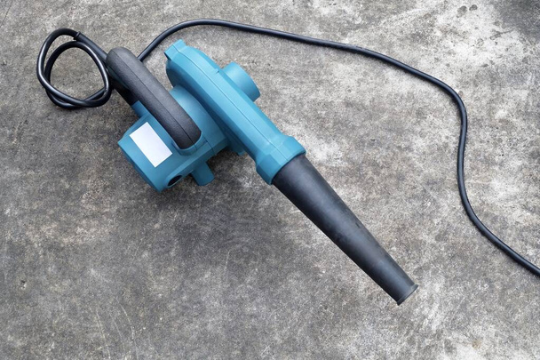Blue Air Blower Tool or Leaf Blower - Photo, Image