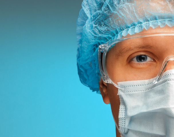 Portrait of a doctor surgeon - Foto, Imagen