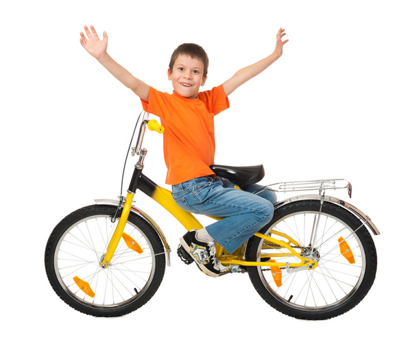 boy on bicycle - Fotó, kép