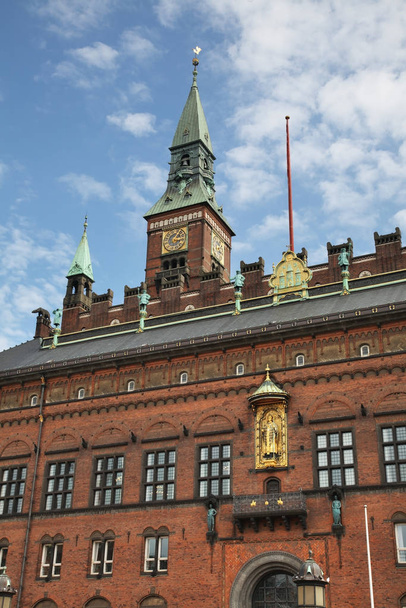 City Hall in Copenhagen. Denmark - 写真・画像