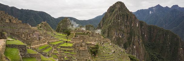 Inca architectuur van de stad Machu Picchu Peru - Foto, afbeelding
