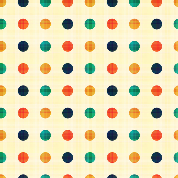 Seamless polka dots pattern - Vector, Image
