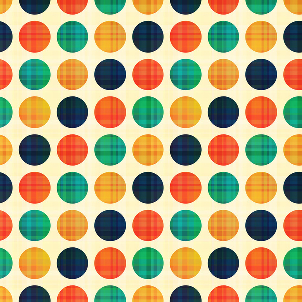 Seamless polka dots pattern - Vector, Image