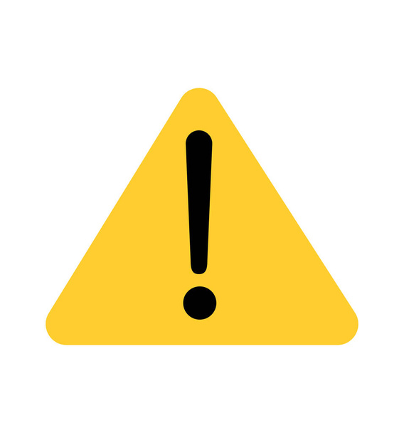 Danger vector icon attention caution illustration business - Vector, Image