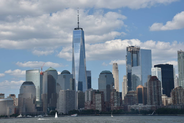 new York city view from Hudson river - Foto, imagen