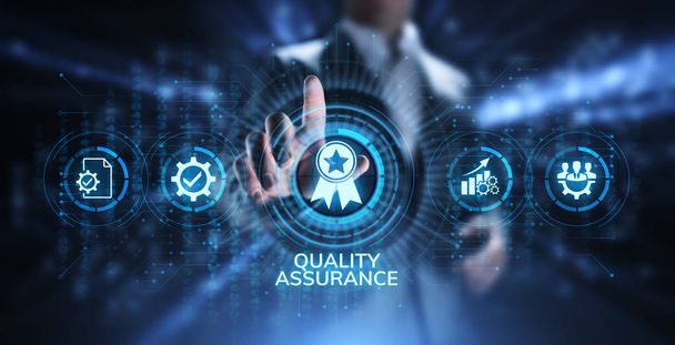 Quality assurance, Guarantee, Standards, ISO certification and standardization concept. - Foto, Bild