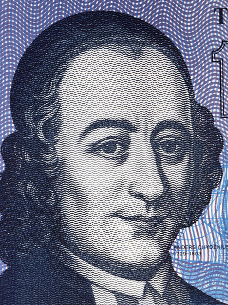 Anders Chydenius een portret van Fins geld - Foto, afbeelding