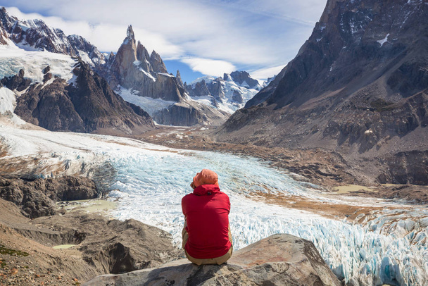 Turistika v Patagonských horách, Argentina - Fotografie, Obrázek