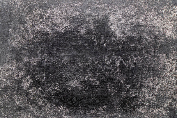 Grunge λευκό χρώμα κιμωλία υφή σε λευκό φόντο πίνακα με αντίγραφο χώρο - Φωτογραφία, εικόνα