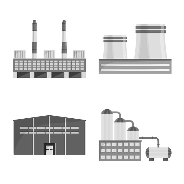 Illustrazione vettoriale del simbolo della produzione e della struttura. Raccolta di illustrazione vettoriale della produzione e dello stock tecnologico
. - Vettoriali, immagini