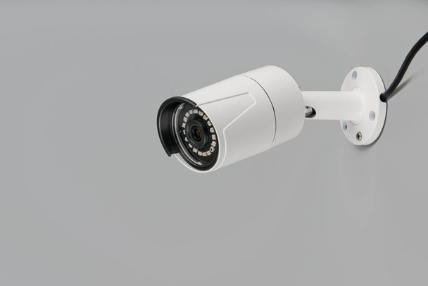CCTV camera. Security camera on the wall - Photo, Image