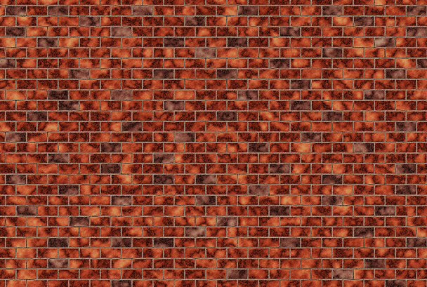 old red brick wall. brick background.  illustration - Photo, Image