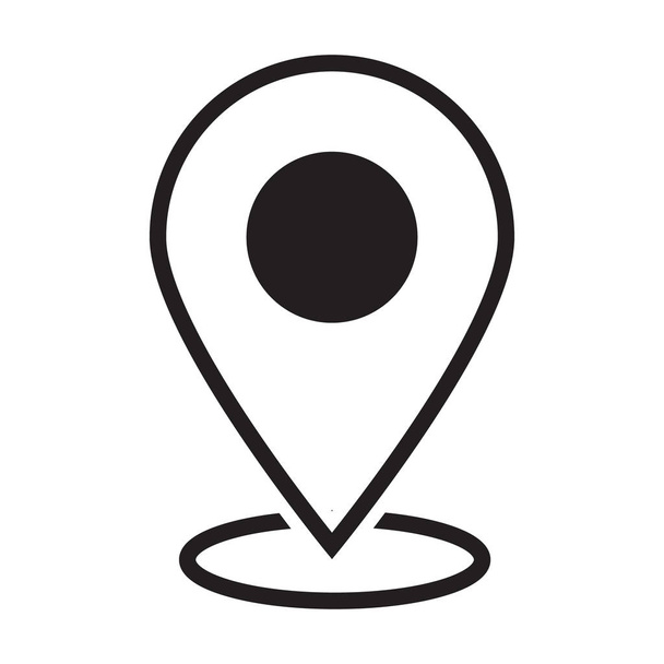 Maps pin. Location map icon. - Vector, Image