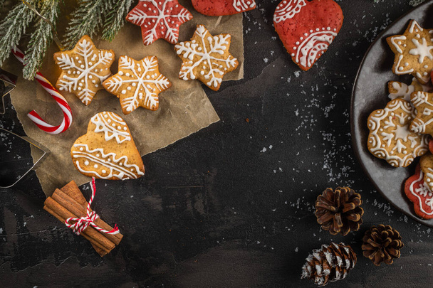 Baked Christmas cookies - Zdjęcie, obraz