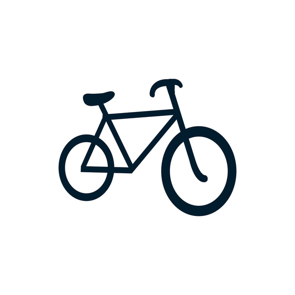 Isolated cycle icon flat design - Vecteur, image