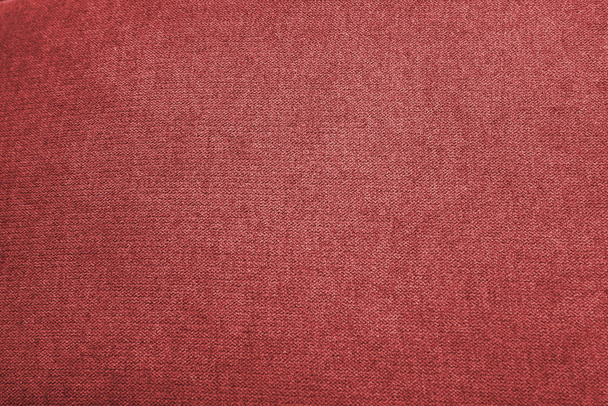 Gros plan couleur rouge tissu échantillon texture toile de fond. Tissu pour décoration design d'intérieur ou fond abstrait
. - Photo, image