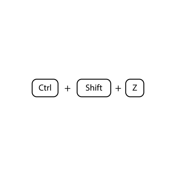 Ctrl+shift+Z . Повторювати знак скорочень eps десять
 - Вектор, зображення