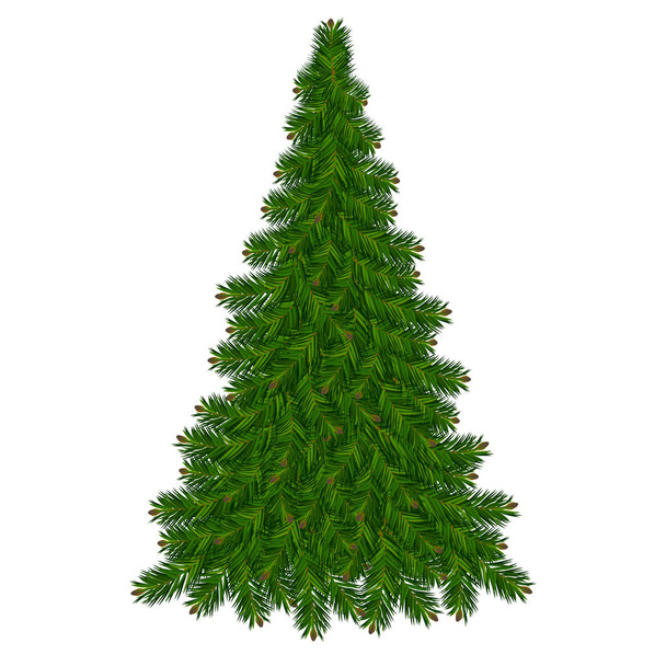 Hintergrund Weihnachtsbaum - Vektor, Bild