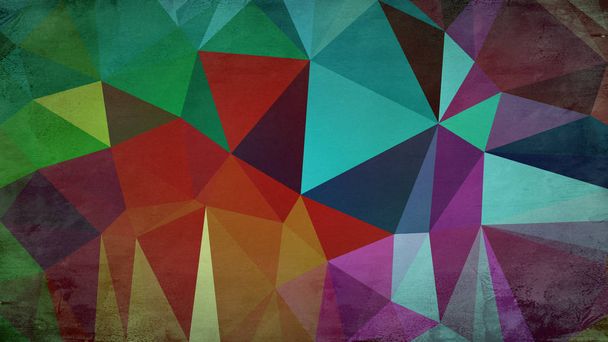 Colorful Abstract Polygon Background. Beautiful elegant Illustration, graphic art design  - Photo, Image