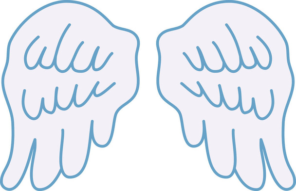 Leuke Pop Angel vleugels  - Vector, afbeelding