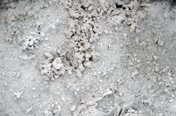 Cinza pedra branca de fundo de rocha natural texture.Weathered textura áspera detalhe de superfície de perto
 - Foto, Imagem