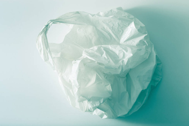 jednorazowa plastikowa torba, odpady, recykling, zagadnienia środowiskowe - Zdjęcie, obraz