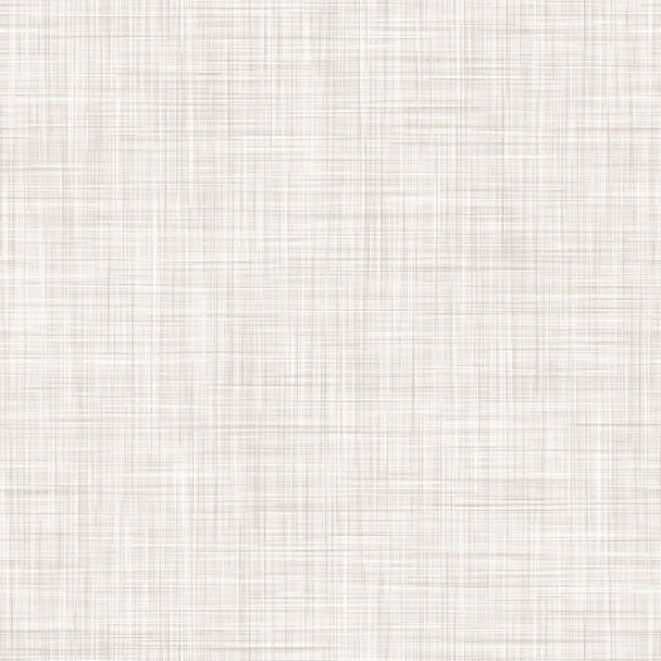 Natuurlijk wit grijs Frans linnen textuur achtergrond. Oude Ecru vlasvezels naadloos patroon. Organische garen close-up Weefsel voor behang, Ecru Beige doek verpakking doek. Vector Eps10 Herhaal tegel - Vector, afbeelding