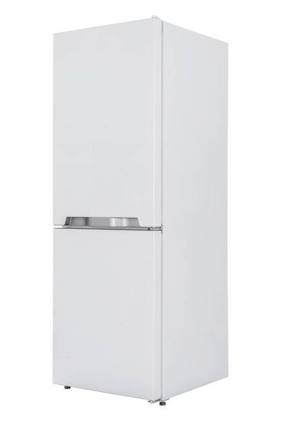 Холодильник изолирован на белом фоне. Современный Китчен и До
 - Фото, изображение