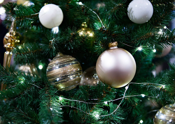 Christmas, New Year fir tree background - Фото, зображення
