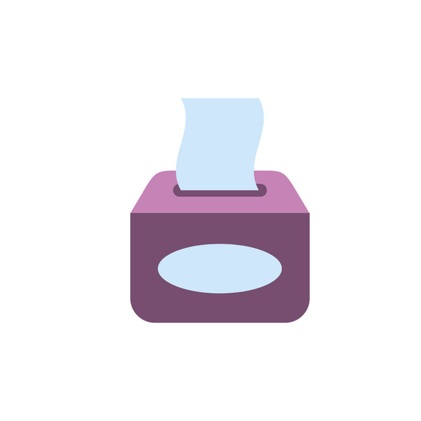 Isolated tissues icon flat design - Vetor, Imagem