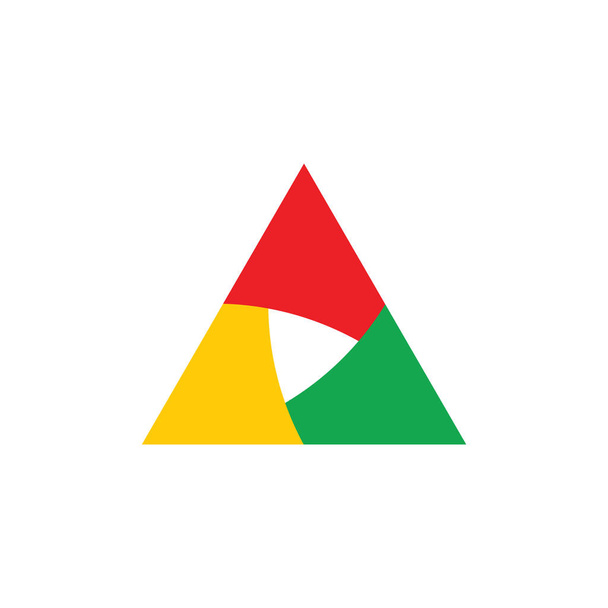 triangolo colorato logo geometrico vettoriale
 - Vettoriali, immagini