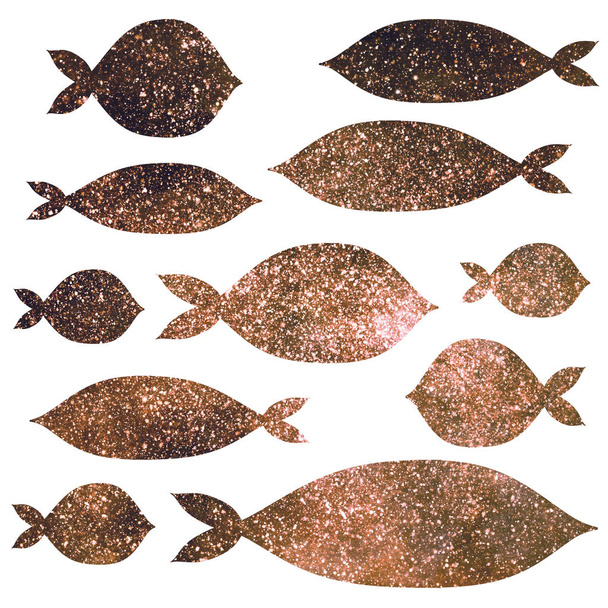 Seamless pattern with fish - Foto, imagen