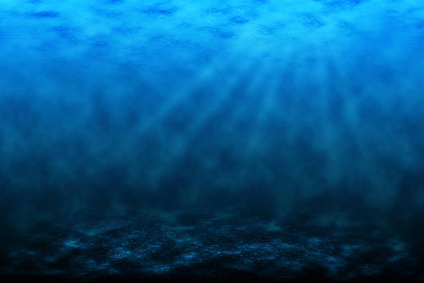 Fondo submarino azul
 - Foto, imagen