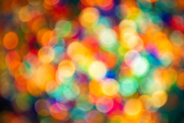 Absztrakt bokeh multi color lámpák, Ünnepi csillogó fények bokeh háttér - Fotó, kép