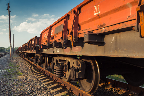rail freight auto - Foto, afbeelding