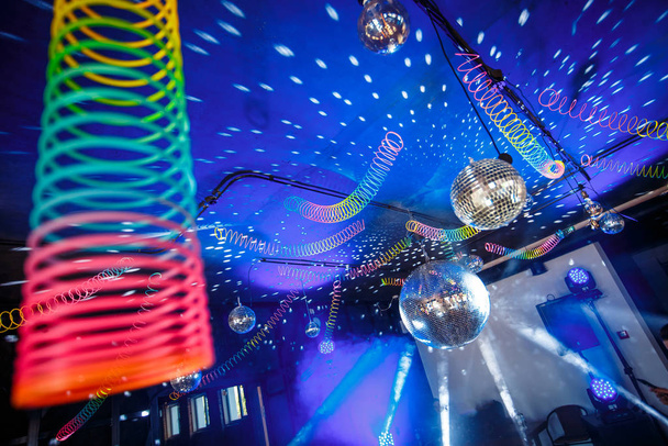 Disko topu gece kulübü parti mekanında ışık - Fotoğraf, Görsel