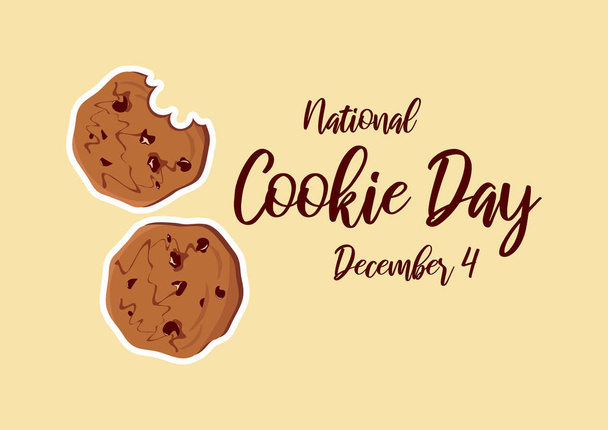 Kansallinen Cookie Day vektori
 - Vektori, kuva