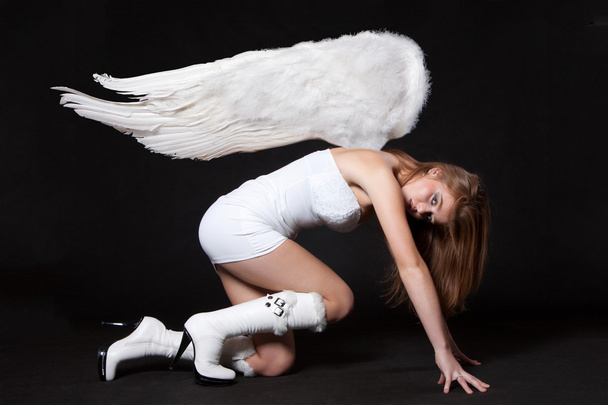 Woman angel - Фото, изображение