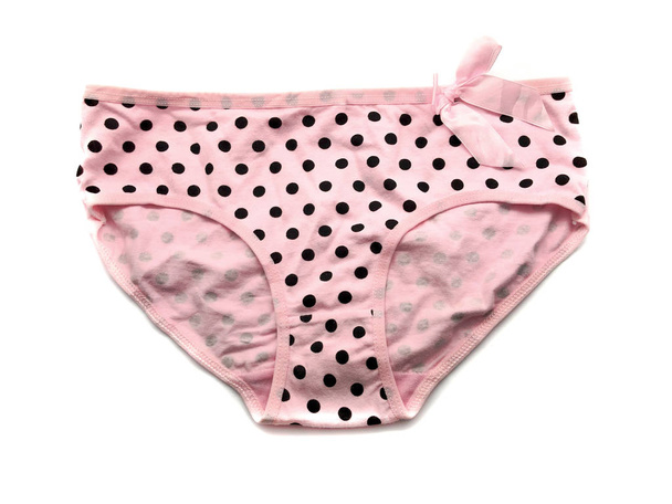 Children's underpants isolated on a white background. Panties for the girl. - Photo, Image