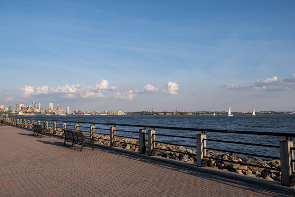 Liberty State Park is a park in the U.S. state of New Jersey opp - Foto, Imagen