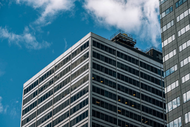Γκρο πλαν άποψη των σύγχρονων ουρανοξύστες στο Financial District Κάτω  - Φωτογραφία, εικόνα