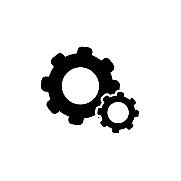security gears line style icon - Vector, Image