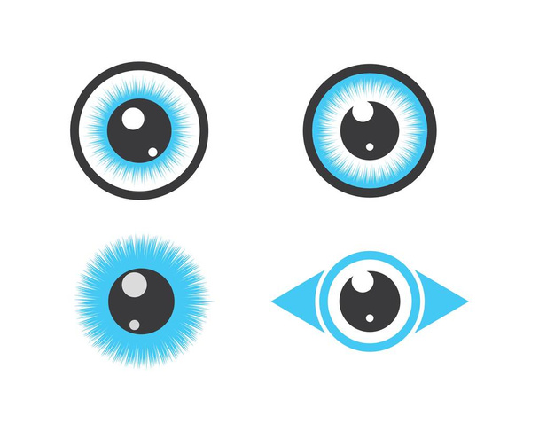 optical eye icon Logo vector Template illustration - Vector, Image