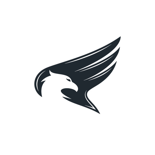Icono de águila con ala extendida
 - Vector, imagen
